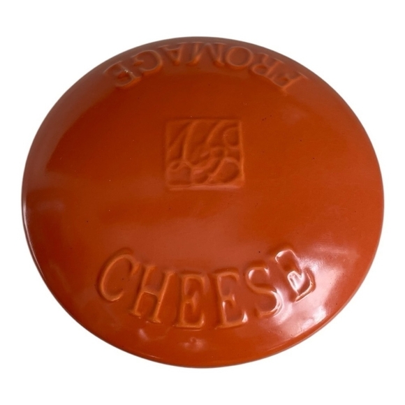 VNTG Cheese Baker Bistro Brown Ceramic BRIE CAMEMBERT Cheese Baker Cheese Keeper - Picture 6 of 7